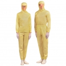 嘉柏利通F-1115黃色套頭式分體潔凈服