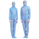 嘉柏利通F-1112W藍色套頭式分體潔凈服