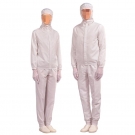 嘉柏利通F-1311白色拉鏈?zhǔn)椒煮w潔凈服