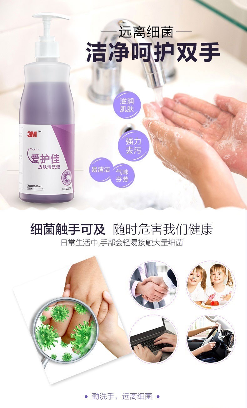 3M愛護佳9230P皮膚清洗液圖片1