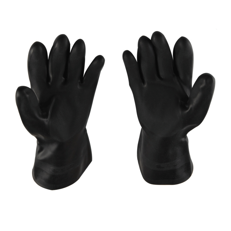 MAPA Technic420-6氯丁橡膠植絨防化手套圖片2