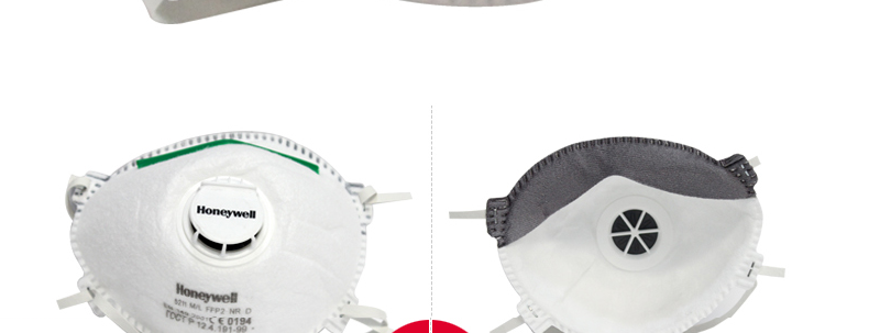 霍尼韋爾1005586 FFP2防毒口罩圖片6