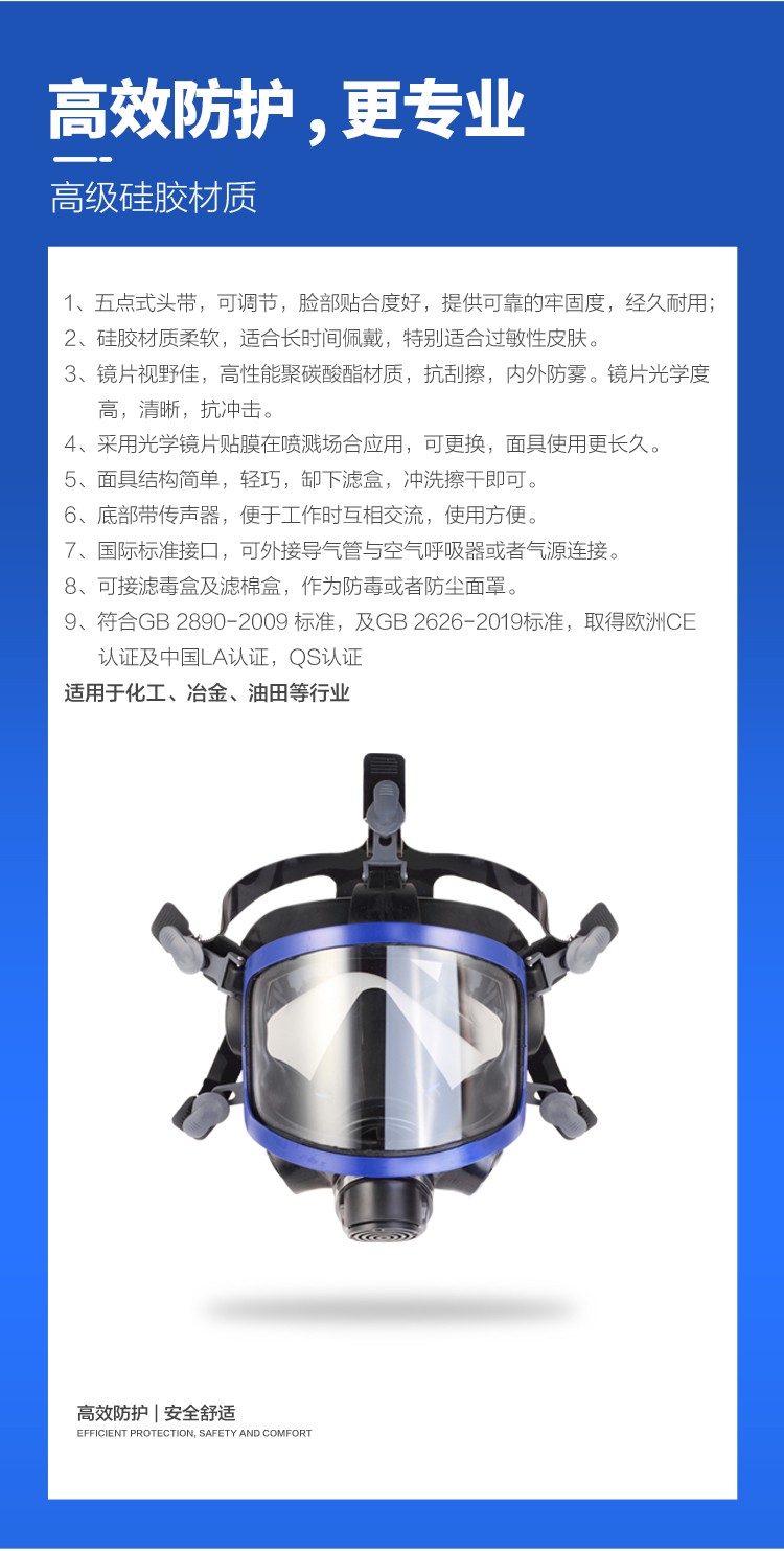 南核9006防毒面罩圖片3