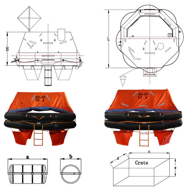 海威TYPE-10救生筏圖片3