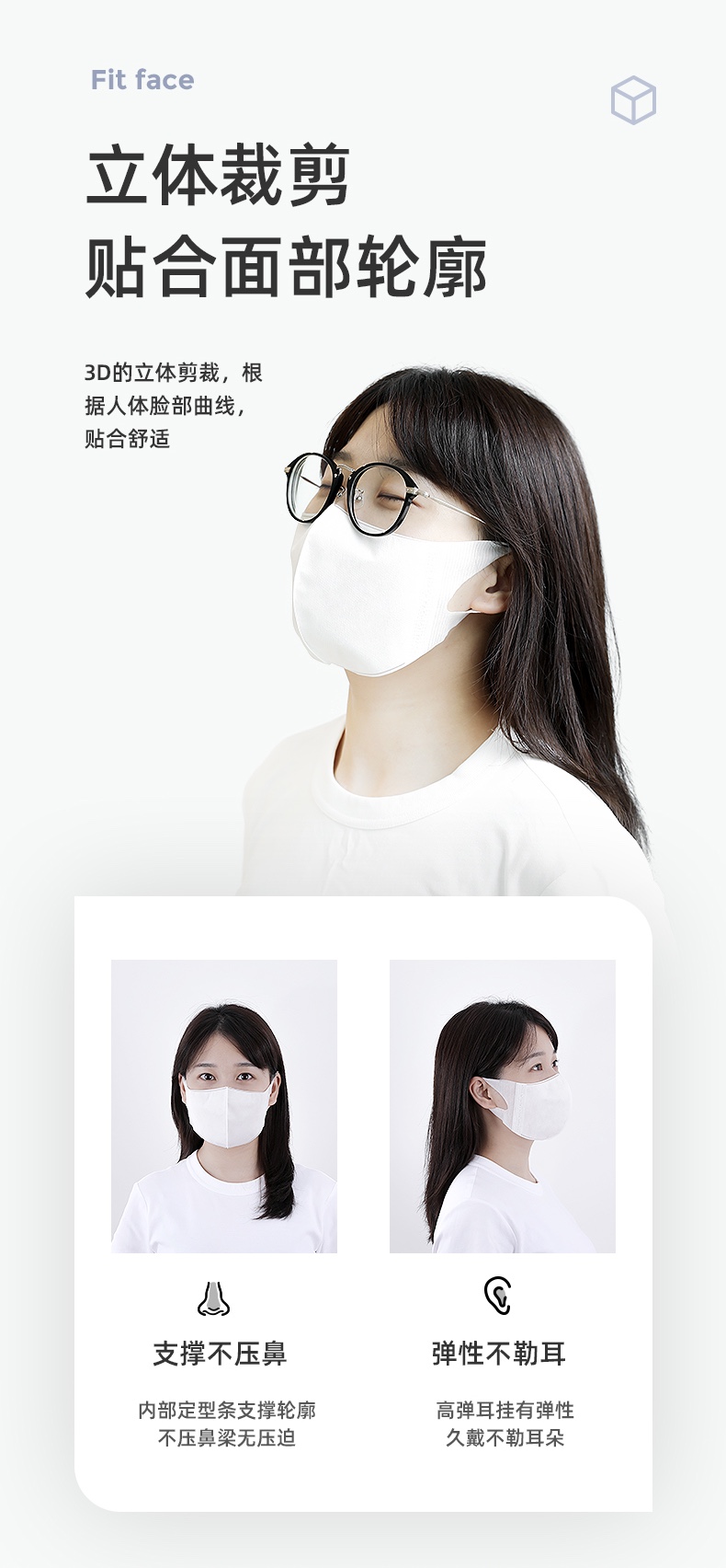 大勝3D立體成人一次性口罩圖片7