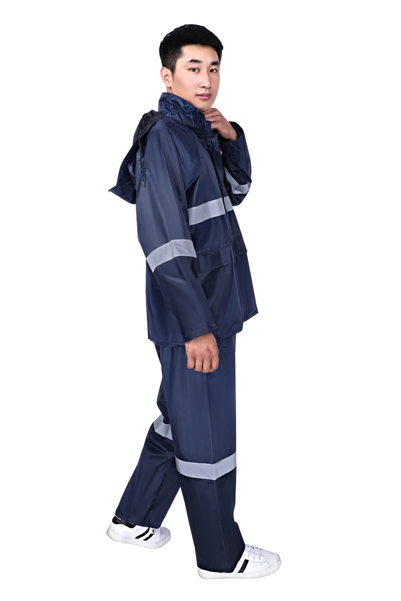 君御N211-2A帶反光條雨衣套裝圖片8