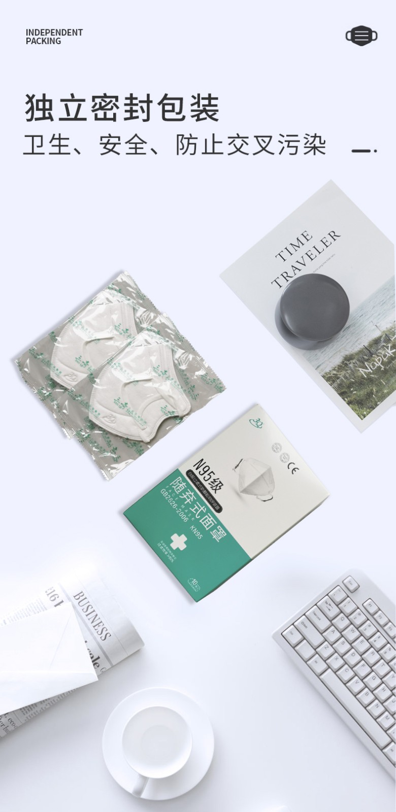 三奇KN95防護口罩圖片6