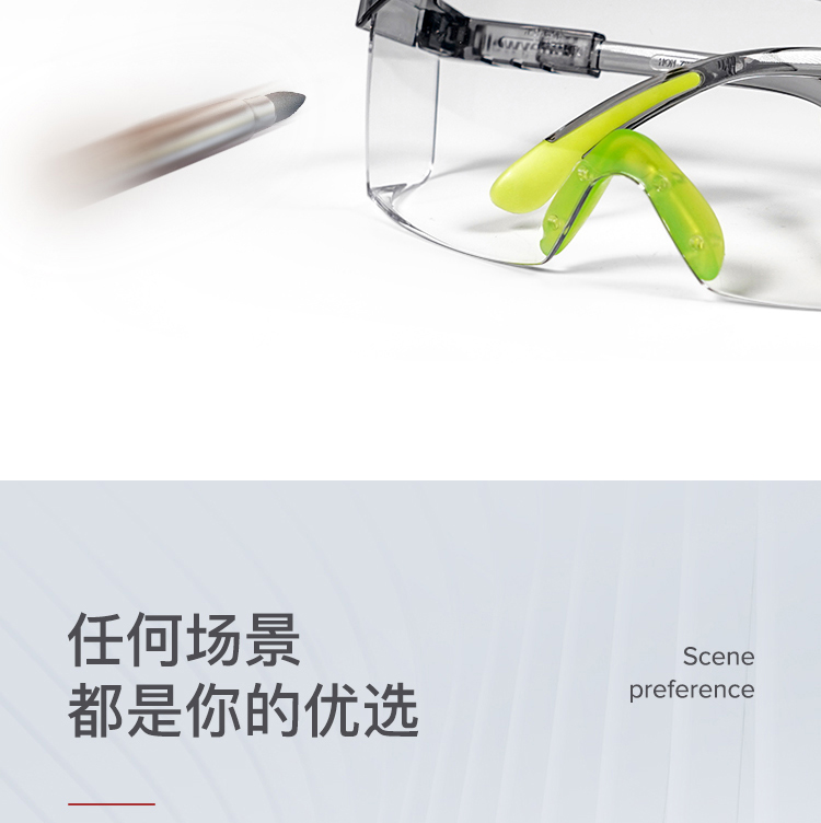 Honeywell霍尼韋爾100510S200A plus透明鏡片灰色鏡框防刮擦防護眼鏡圖7