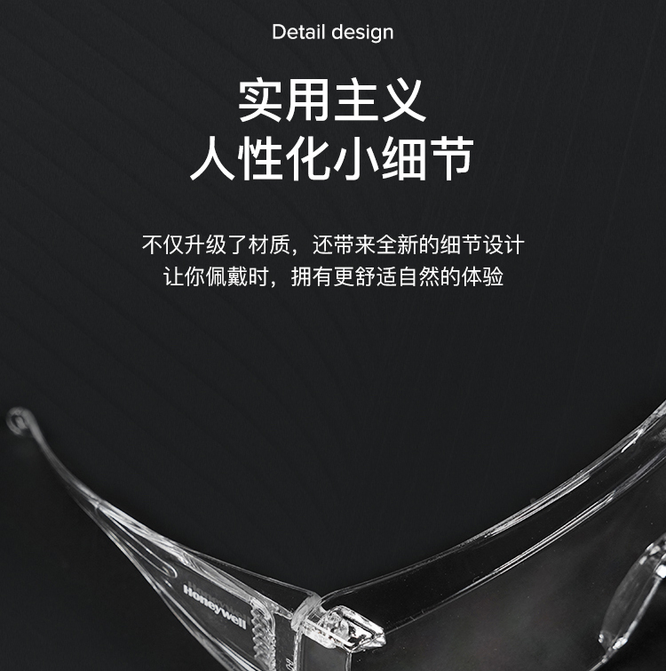 Honeywell霍尼韋爾100002 VisiOTG-A透明防霧鏡片訪客防護(hù)眼鏡圖片13