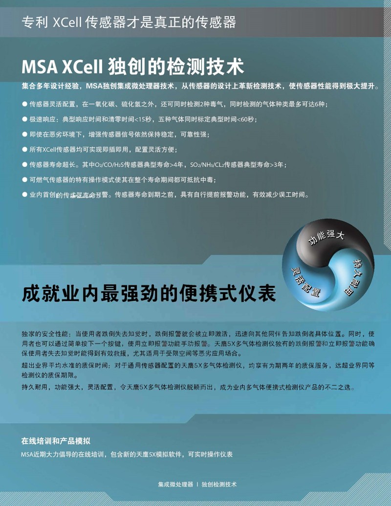 梅思安10172350天鷹5X智能便攜式氣體檢測儀圖片4