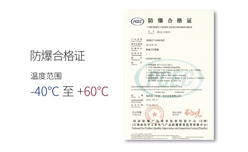 梅思安10161491(進口版)天鷹2X單氣體檢測儀圖7