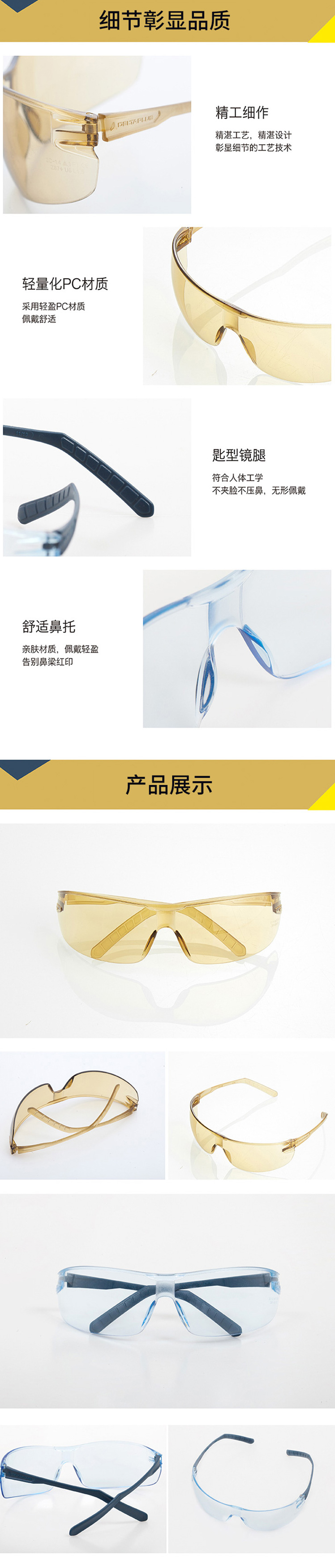 代爾塔101143HELIUBB防霧防護眼鏡圖7