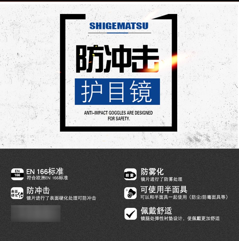 重松EE-11防護(hù)眼鏡圖2