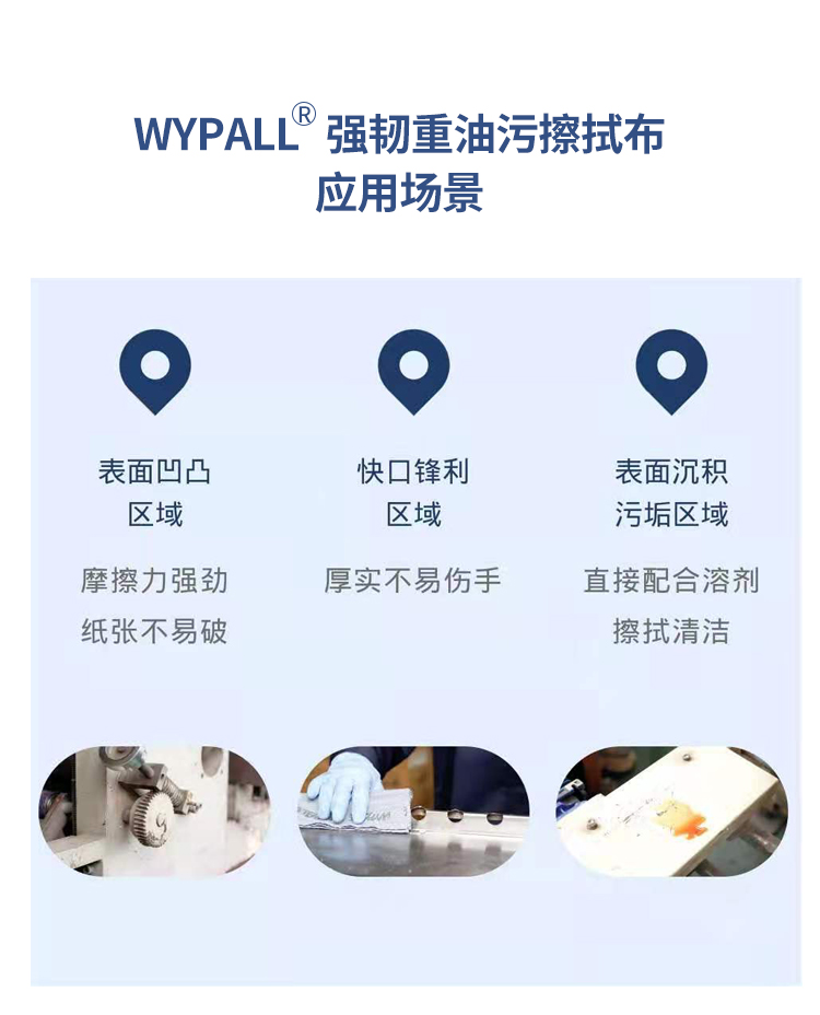 金佰利75690強韌重油污擦拭布圖7