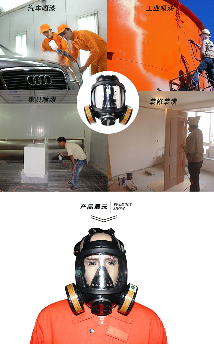 唐人TF4D過(guò)濾式防毒面具圖2