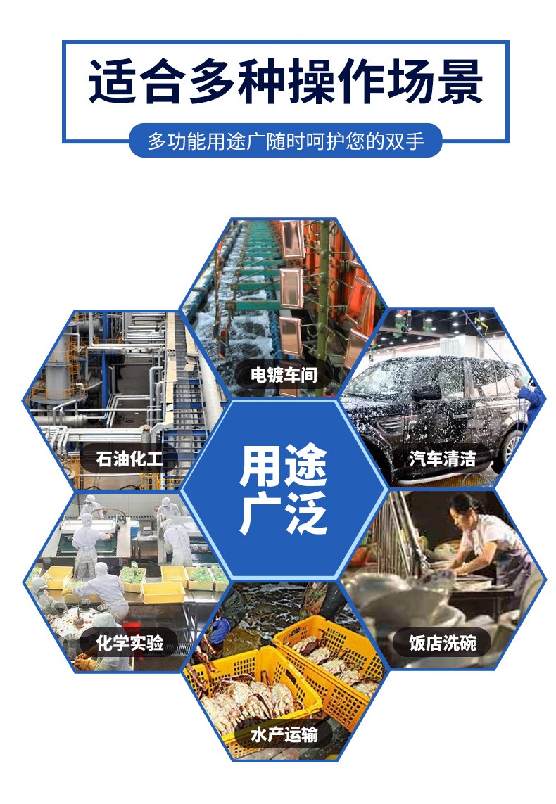 威蝶40A-1黑色耐酸堿乳膠手套圖10