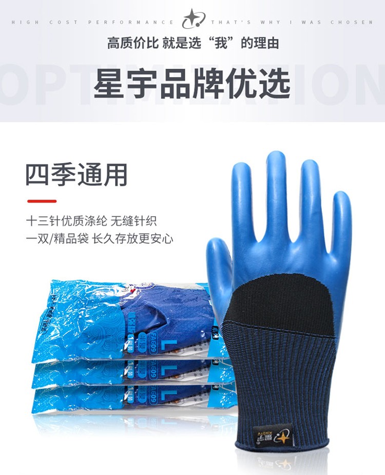 星宇A698優耐保半掛勞保手套圖片3