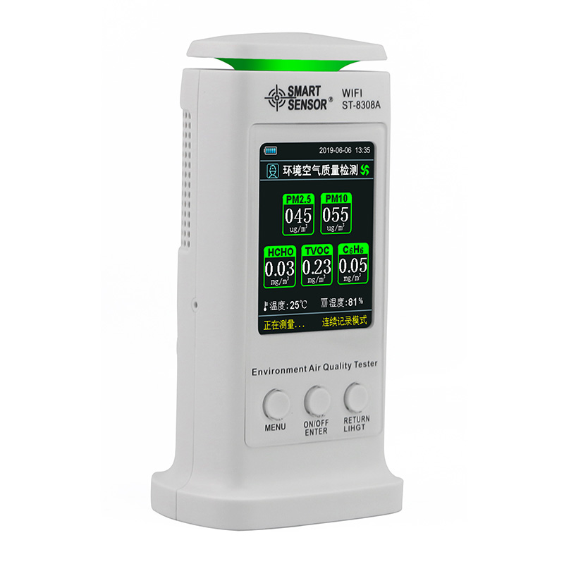 ?，擲T-8308A（WIFI版）環(huán)境空氣質(zhì)量檢測(cè)儀圖片4