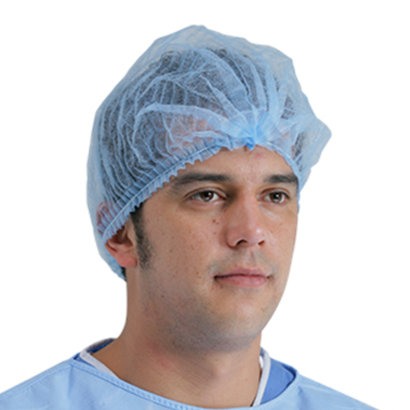 英科MC141002白色一次性無紡布條形帽圖片