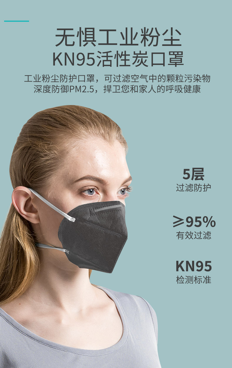 保為康1890 KN95過濾式防塵口罩圖片5