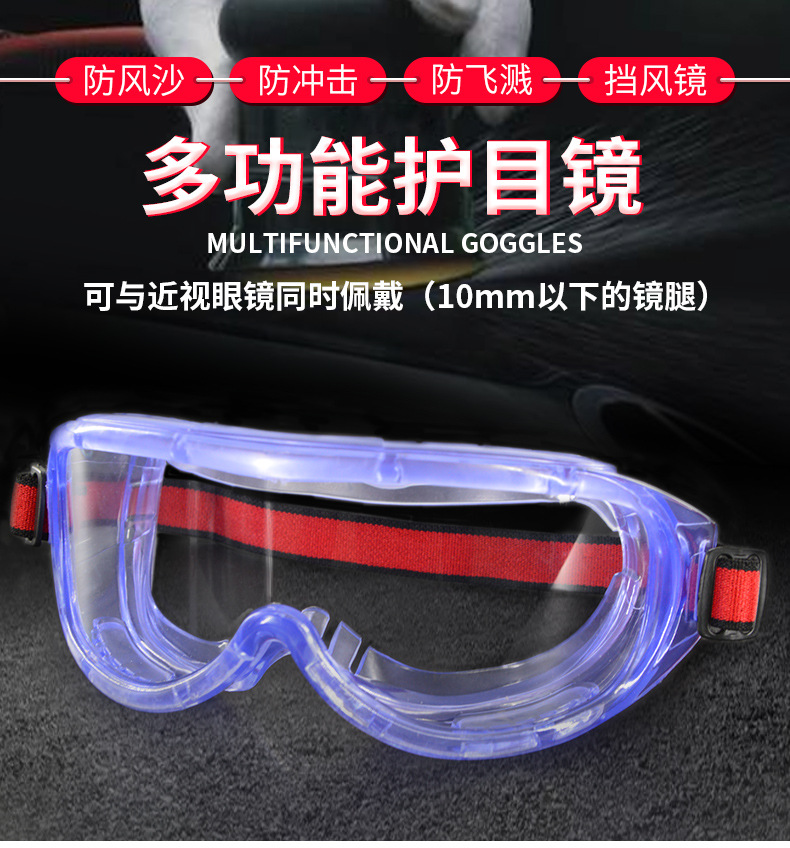 華特HT2921防霧防刮擦護目鏡圖片1