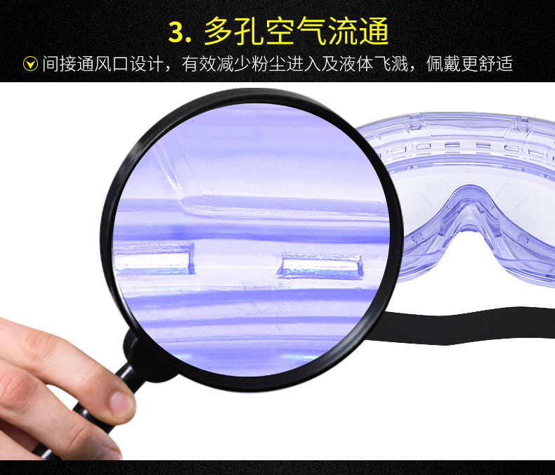 華特HT2921防霧防刮擦護目鏡圖片6