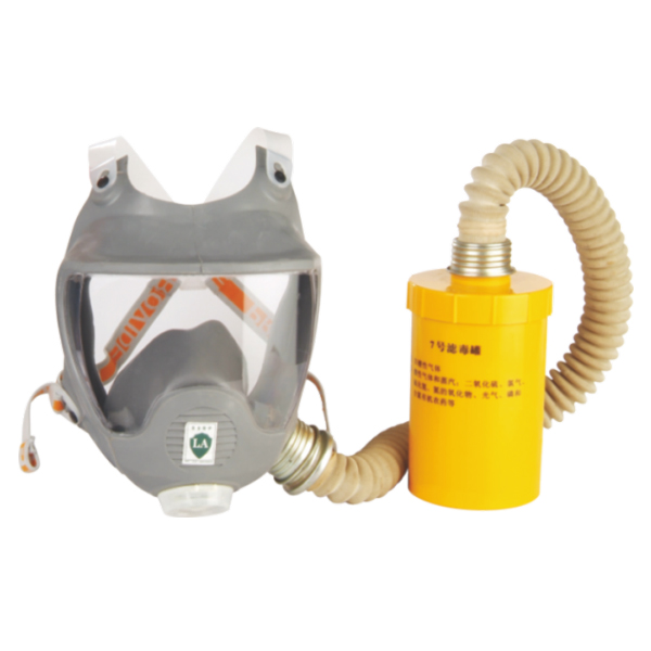 以勒9800E單濾罐長管式防毒面具圖片