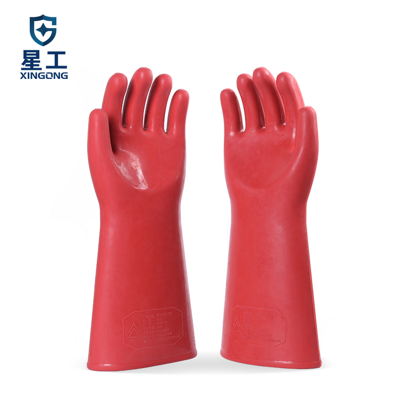 星工XGKV-12橡膠防電耐高壓12KV絕緣手套 圖片2