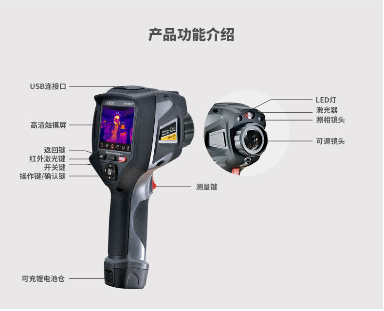 華盛昌DT-9897Y AI智能人臉識別溫度篩查熱像儀圖片2