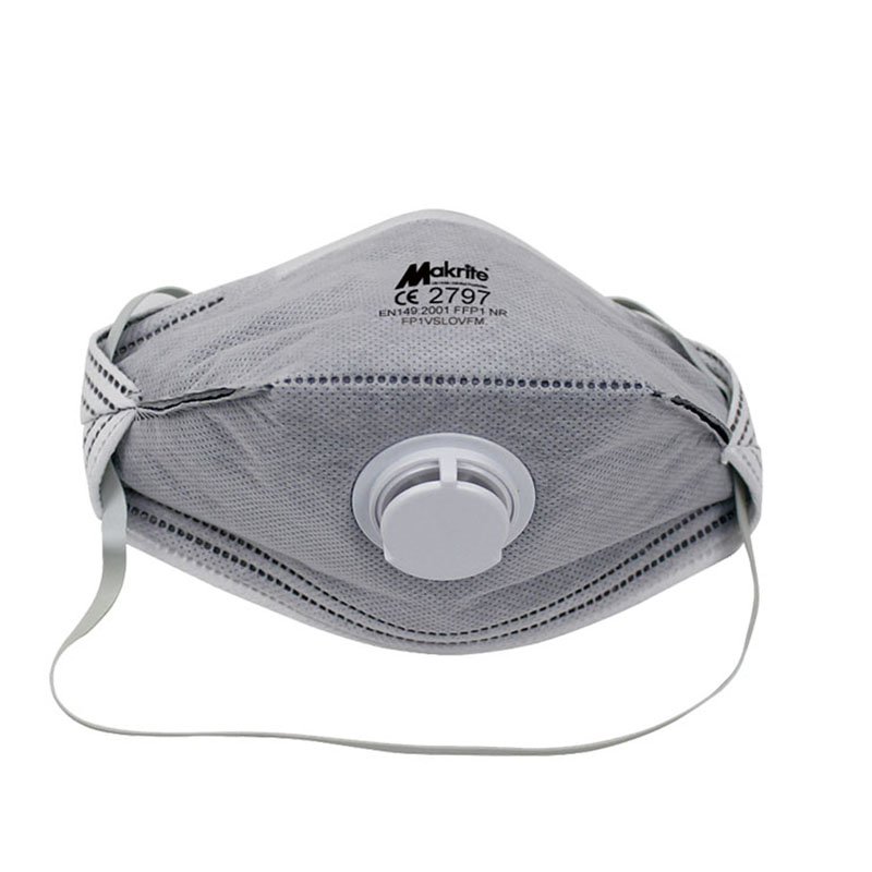 麥特瑞FP1VSLOVFM活性炭船型折疊帶閥防塵口罩圖片