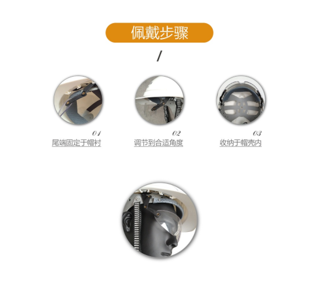 華信配帽型防護眼鏡圖片3