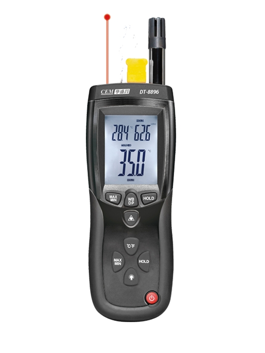 華盛昌DT-8896三合一專業(yè)溫濕度計圖片1