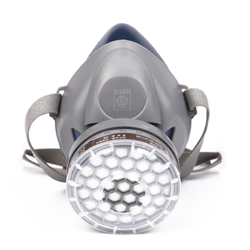 勞衛101G-3單濾盒半面罩防毒面具圖片