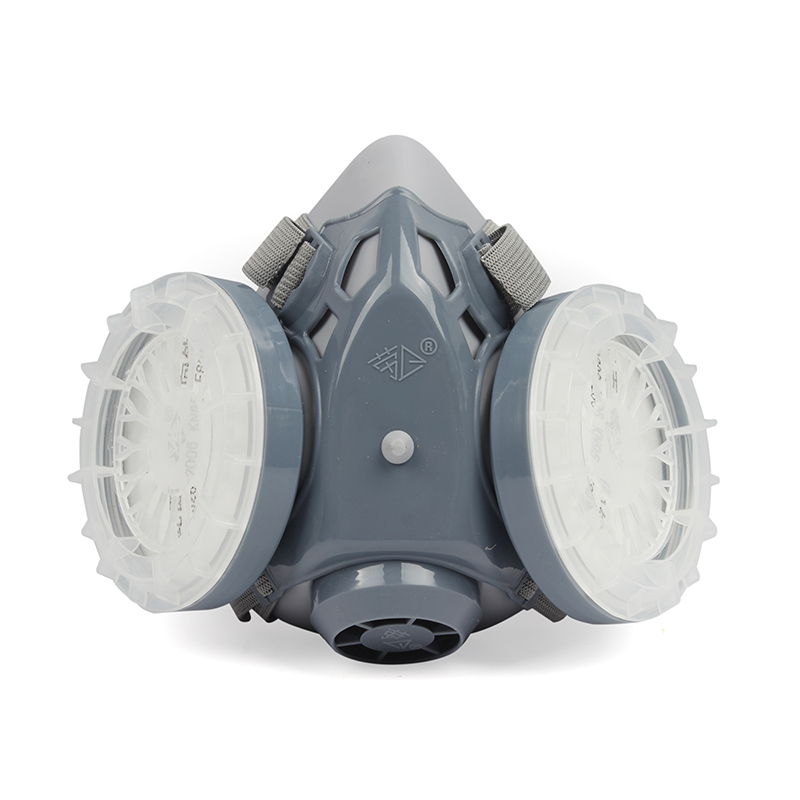 勞衛301-6雙濾盒半面罩防塵面具圖片