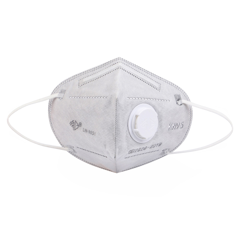 勞衛9031活性炭帶閥折疊式防塵口罩圖片