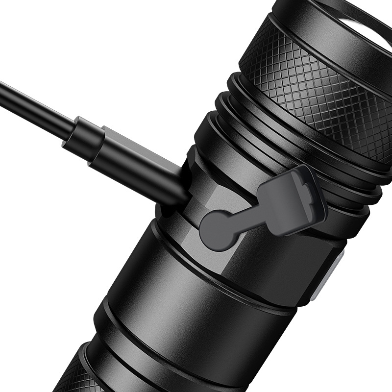 神火A2強光充電變焦手電筒圖片2