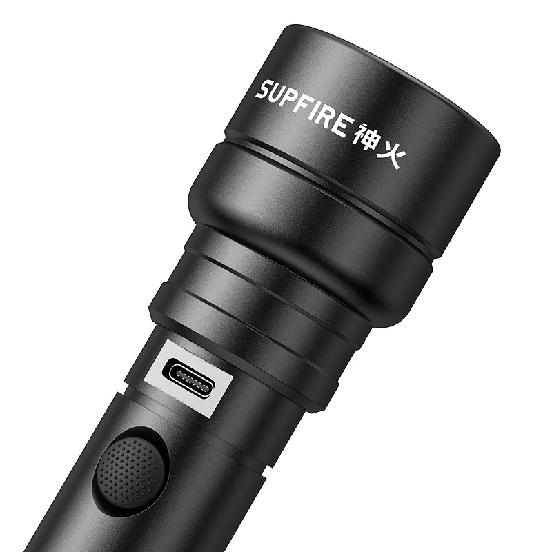 神火C8-D戶外騎行家用強(qiáng)光手電筒圖片3