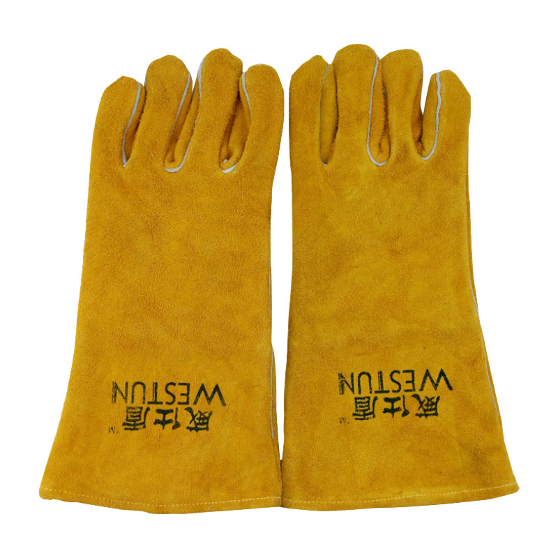 威仕盾G-0393黃色電焊手套圖片1