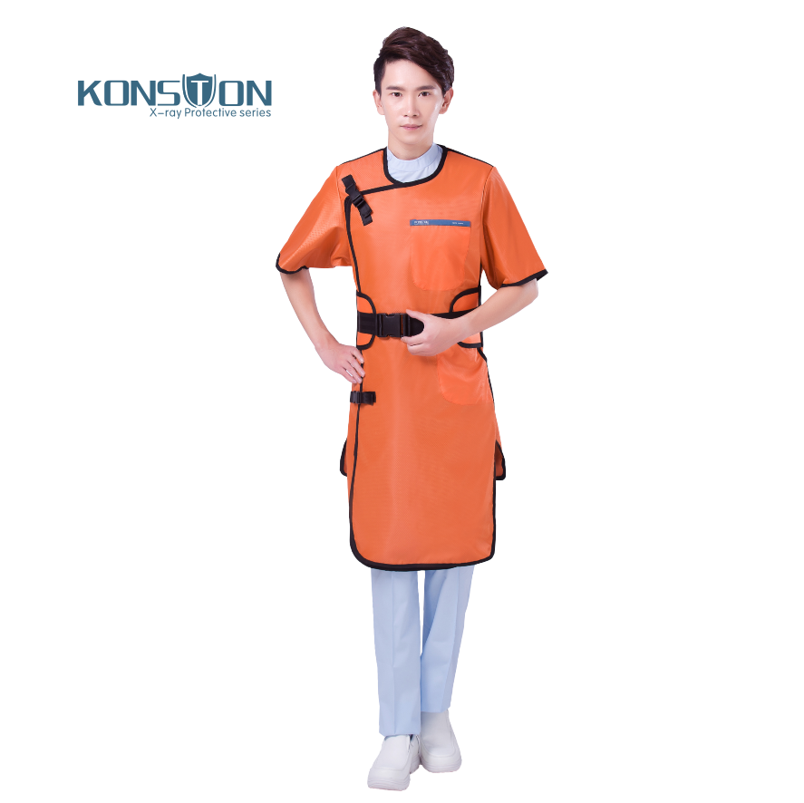 康仕盾LF002B連體雙面式短袖無鉛鉛衣圖片