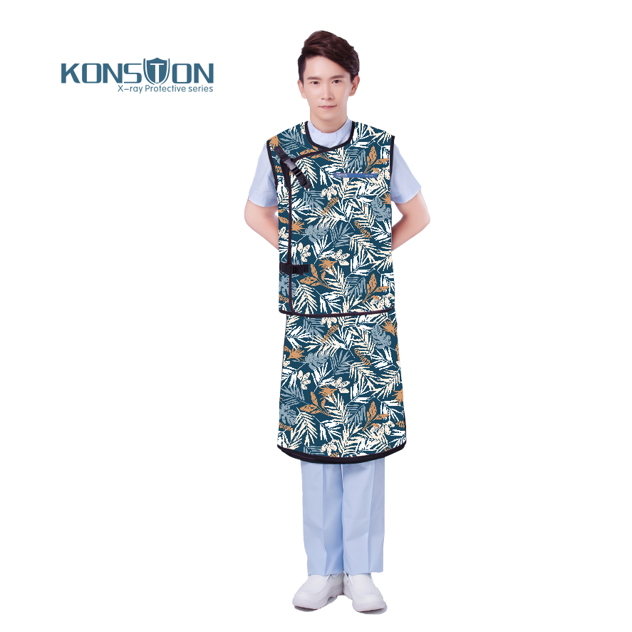 康仕盾LF004B分體雙面式無(wú)袖無(wú)鉛防護(hù)衣圖片