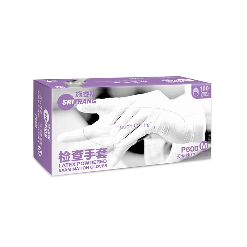施睿康P600天然乳膠檢查手套圖片