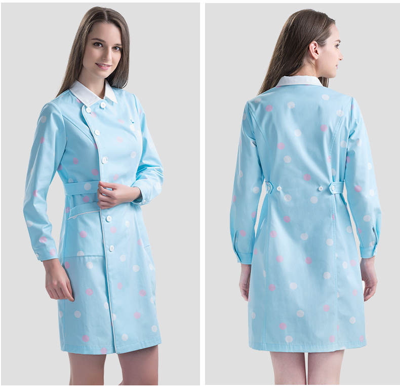 樂(lè)倍康NA152長(zhǎng)袖護(hù)士裙圖片3