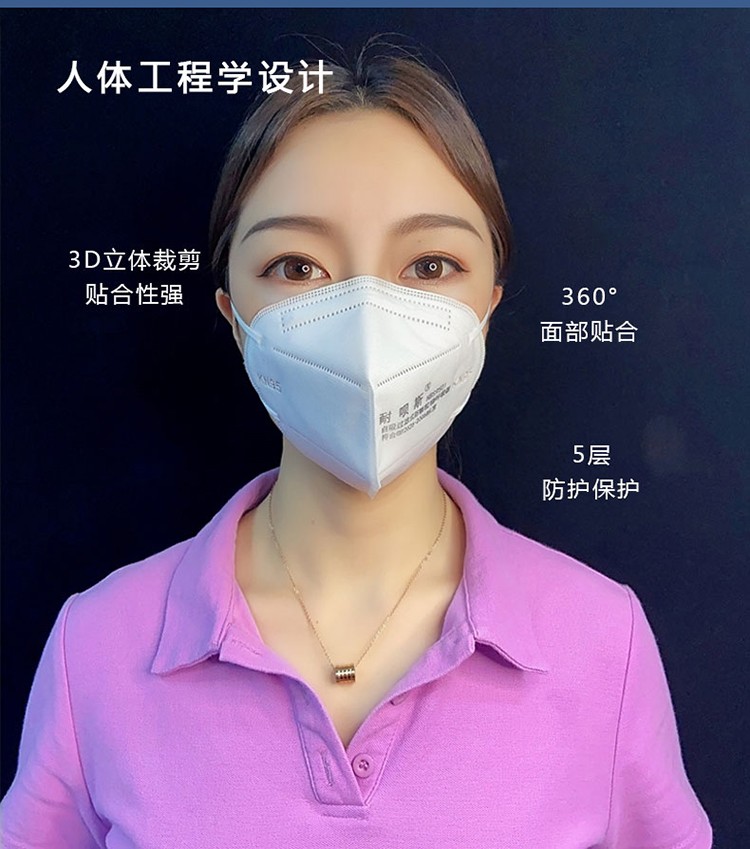 耐唄斯NBS9501V折疊耳戴防塵口罩圖片3