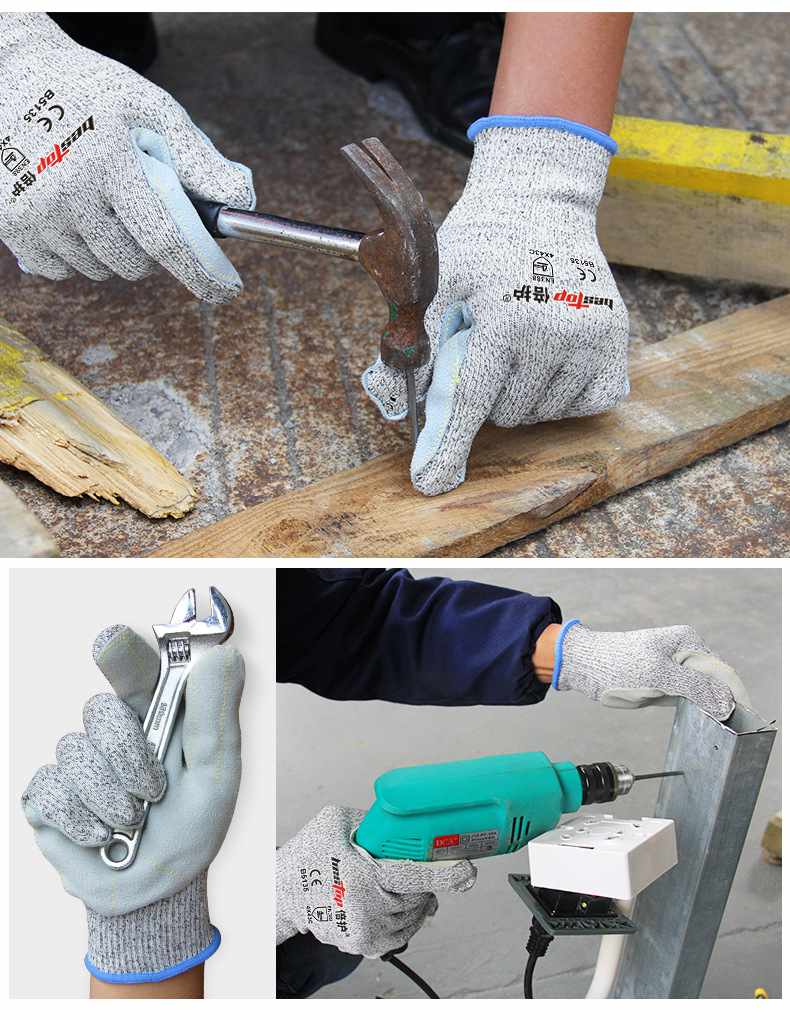 bestop倍護B5135耐磨防刺防割手套圖片7