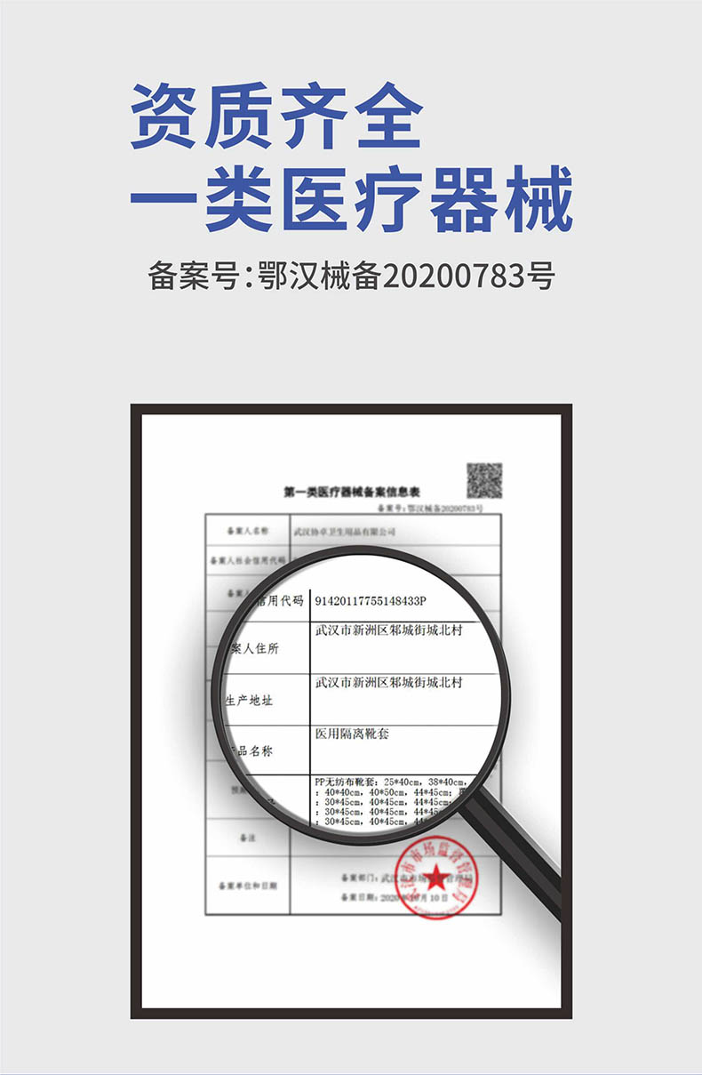 祥森系帶式醫用隔離靴套