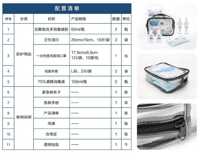 藍帆醫療FY-B007健康防疫包圖片