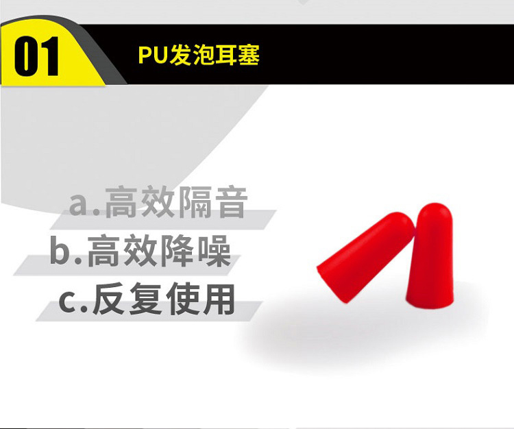 代爾塔103105 PU發泡耳塞3