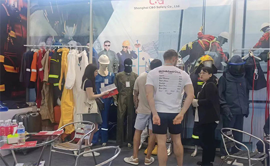 上海誠格亮相133屆廣交會&nbsp;展高端個人防護產品圖片5