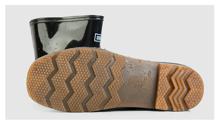 回力557黑色耐油防水雨靴圖片11