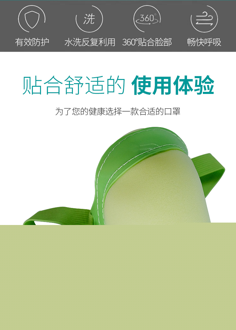 藍星C-501頭戴式KN90活性碳防塵口罩2